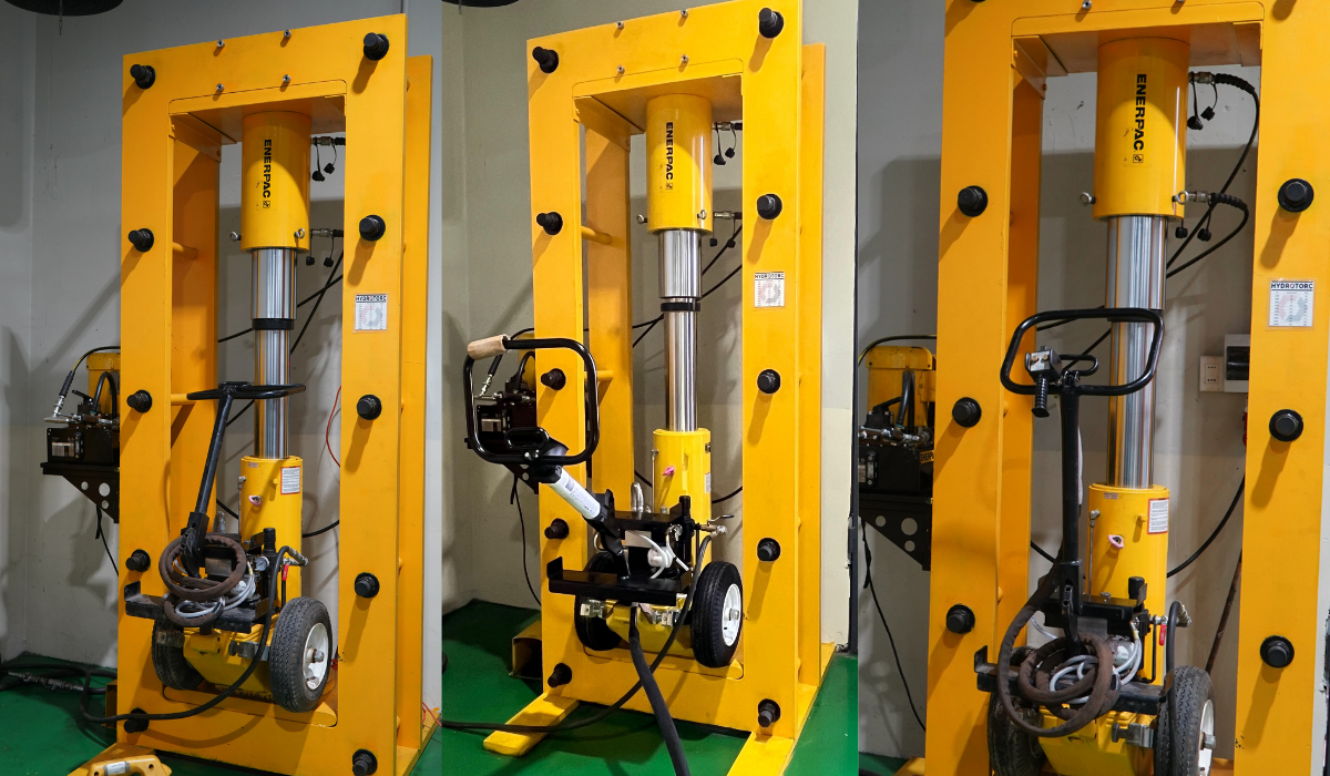 Banco de pruebas Enerpac 250 toneladas