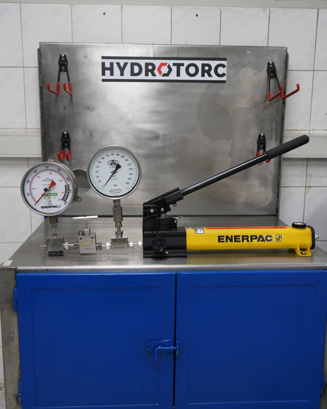 Banco de pruebas Enerpac 250 toneladas