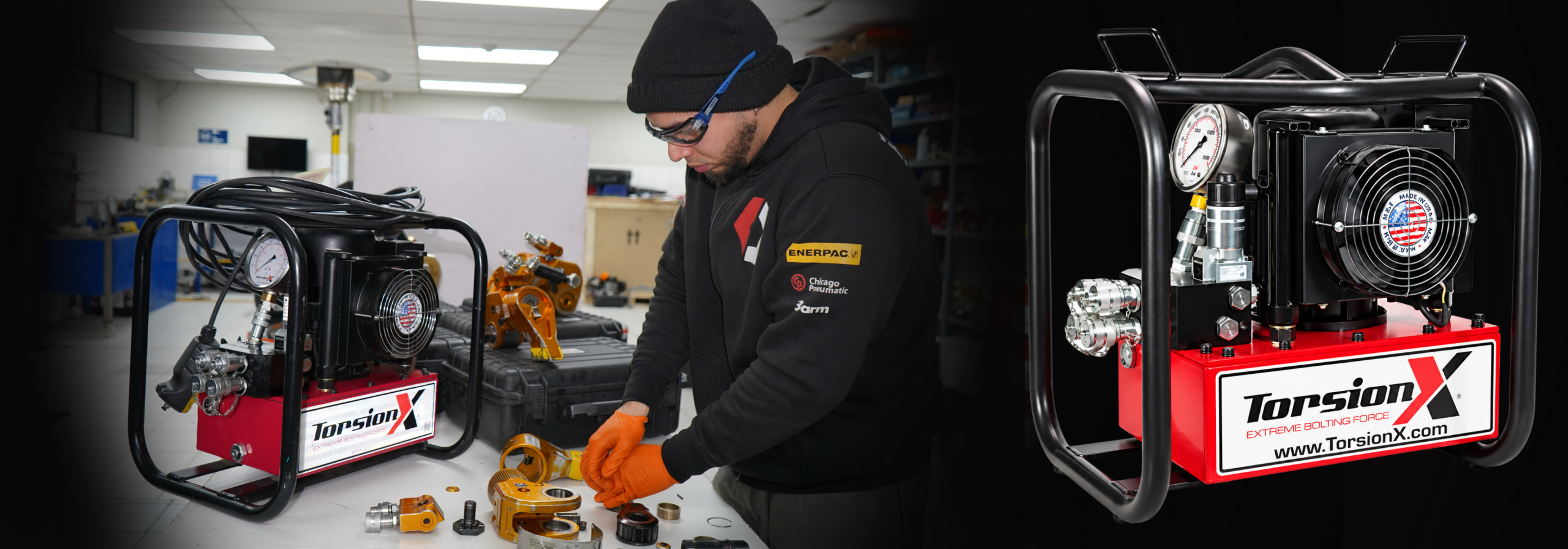 Bomba hidráulica TorsionX PWRPAX para llaves de torque